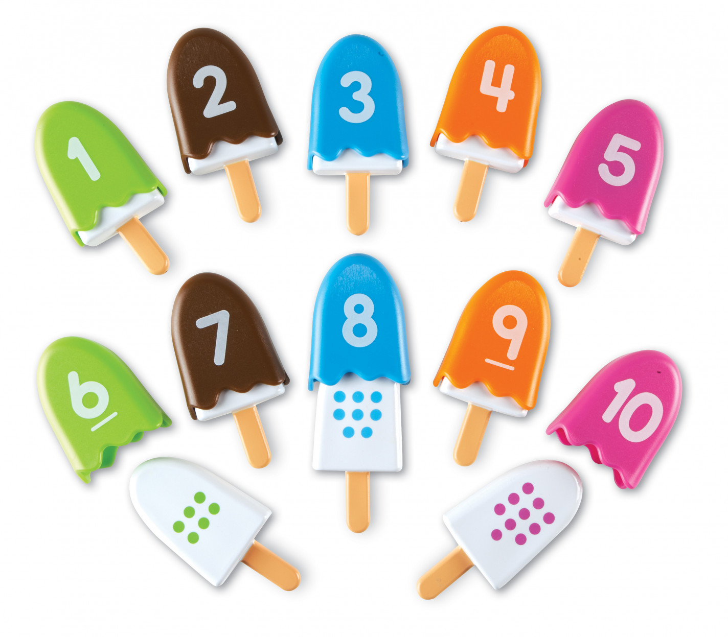 Juego simbólico Learning Resources Helados con números