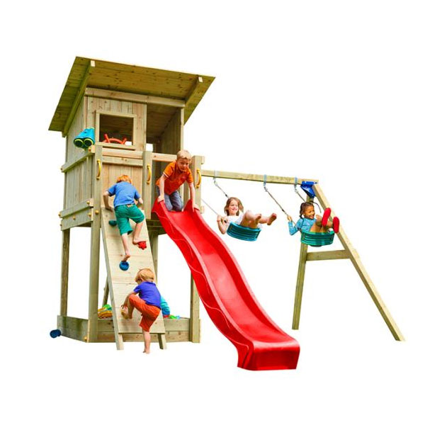 Parque infantil Beach Hut con columpio