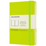 Cuaderno Moleskine Classic pocket lisa tapa dura verde limón