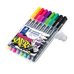 Estuche 8 rotuladores STAEDTLER 31-S wp8 Lumocolor permanent art