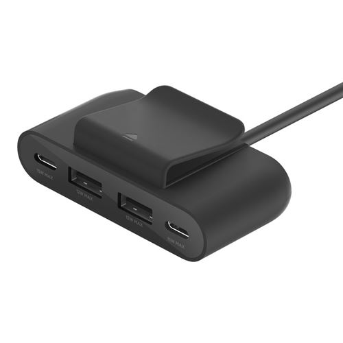 Extensor de corriente Belkin BoostCharge 4xUSB 30W Negro