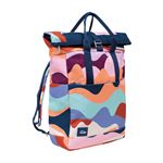 Mochila urbana Milan con cierre superior enrollable The Fun multicolor