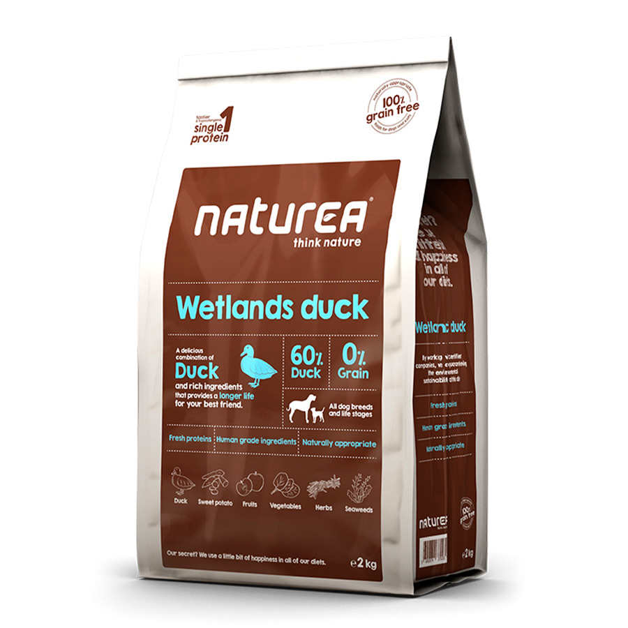 Naturea Wetlands Pato pienso para perros