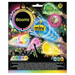 Pack 10 mini globos luz LED