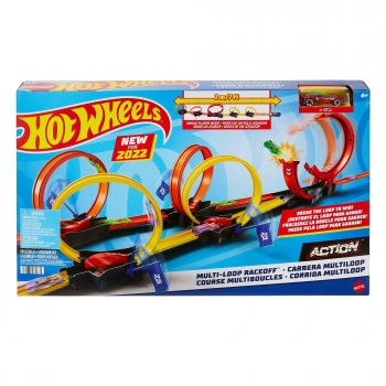 Pista Hot Wheels Carrera Multi Loopings. Incluye Un Vehiculo. (mattel - Hotwheels - Hdr83)