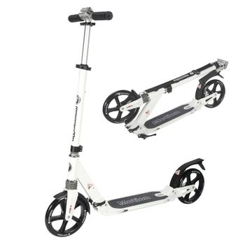 Scooter Niño Adolescente Adulto 100 Kg Max Hypermotion | Correa Plegable 2 Amortiguadores