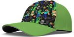 Gorra Minecraft Verde Talla 52/54cm