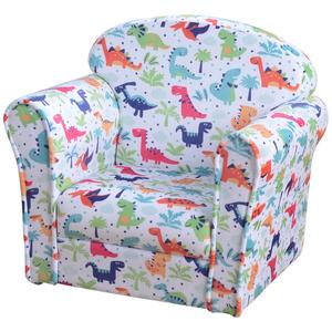 Homcom - Sillón sofá infantil de dinosaurios