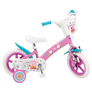 Peppa Pig - Bicicleta rosa 12 pulgadas