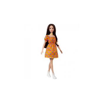 Vestido Naranja Barbie Fashionista