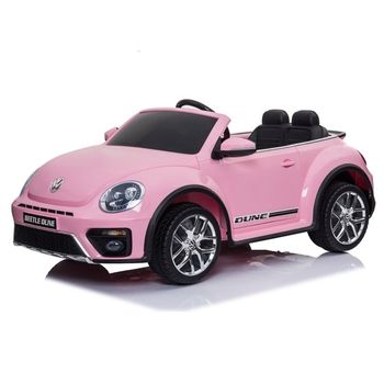 Volkswagen - Beetle Coche Eléctrico Infantil, 12 Voltios,asiento Polipiel, 1 Plaza/s