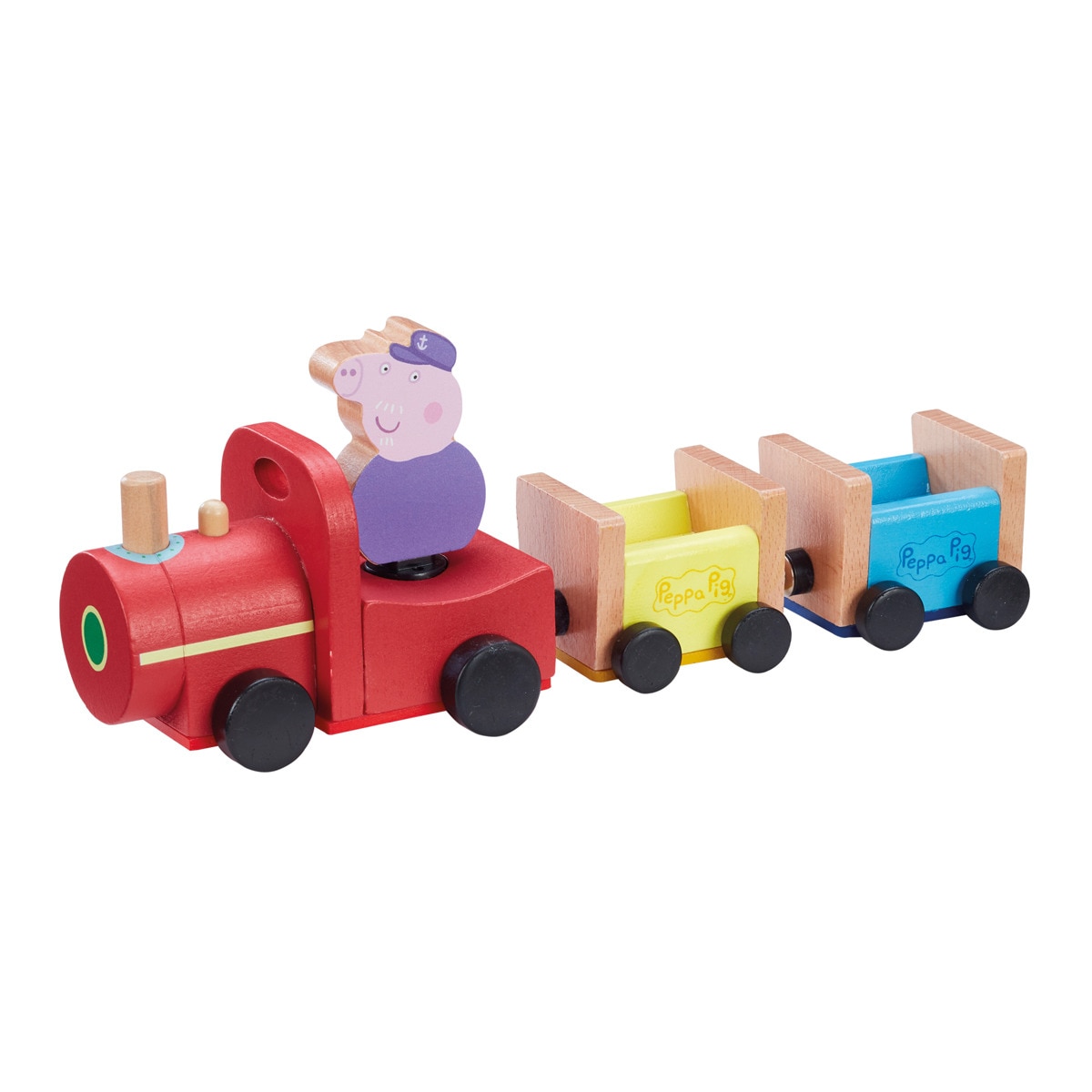 BANDAI - Tren De Madera Abuelo Peppa Pig