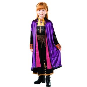 Frozen - Disfraz Infantil Anna Travel Deluxe Frozen II 5-6 Años