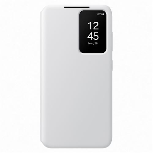 Funda con tapa inteligente Samsung blanca para Galaxy S24