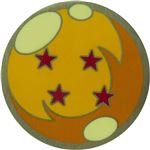 Pin Abystyle Dragon Ball Bola de 4 estrellas