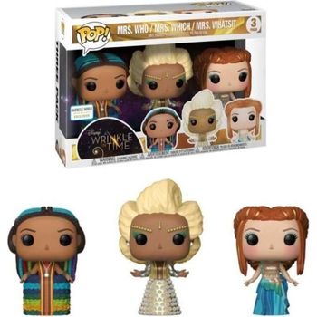 ¡3 Figuras De Acción De Funko Pop! Disney - Un Atajo En El Tiempo: The 3 Mrs. - Exclusivo