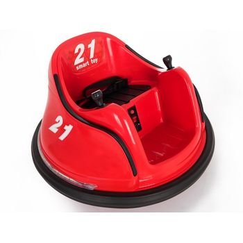 Lean Toys - S2688 Auto Choque Eléctrico Con Giro 360o, 12 Voltios,motor: 2 X 15w, 1 Plaza/s