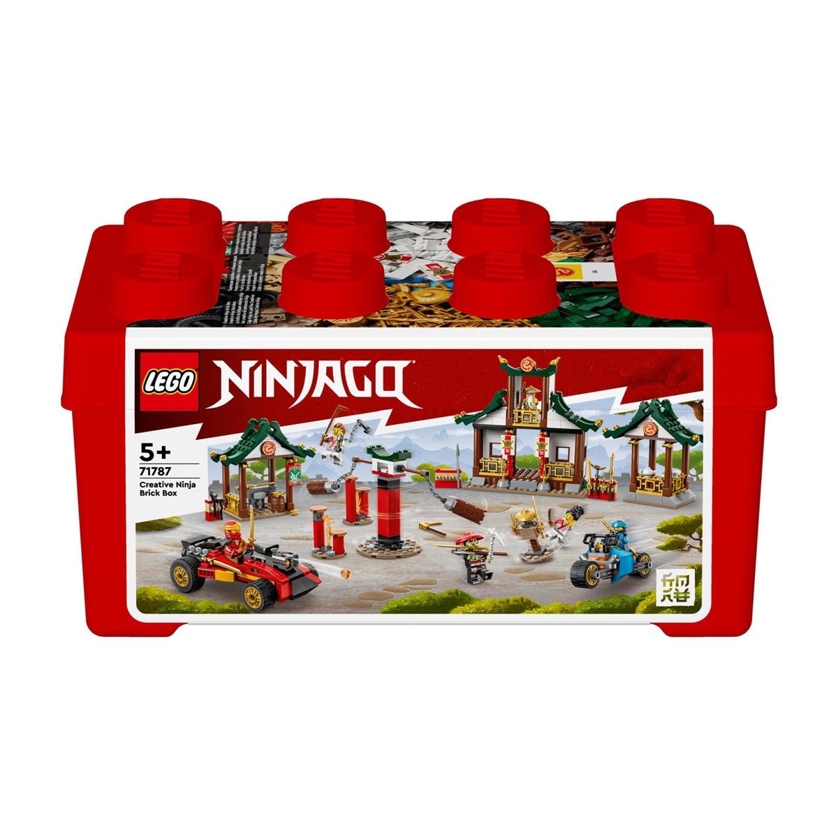 LEGO - Juego De Construcción Caja Ninja De Ladrillos Creativos Con Moto Y Coche NINJAGO