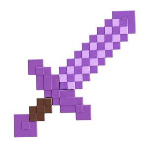 Mattel - Accesorios de combate pixelados para rol Minecraft HTL93