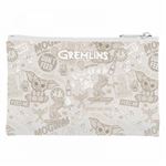 Neceser rectangular pattern Los Gremlins gris