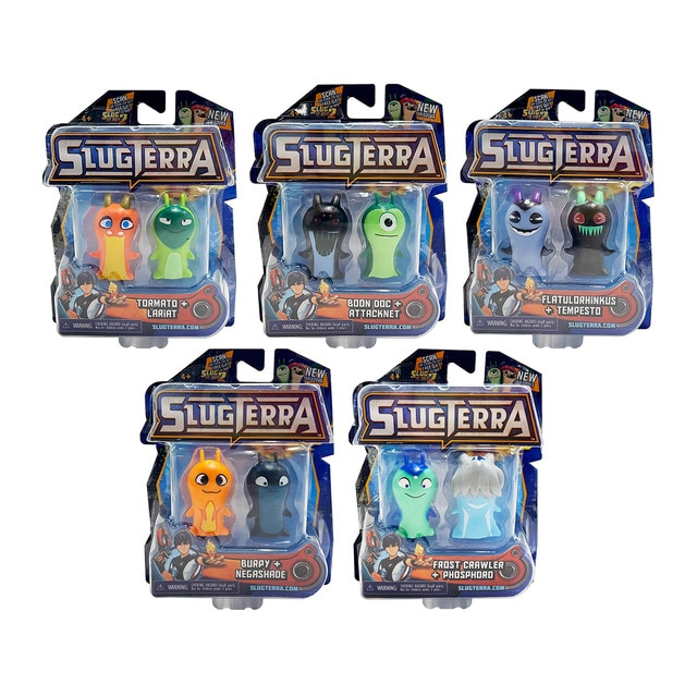 Bizak - Pack 2 figuras Slugterra Bizak modelos surtidos.