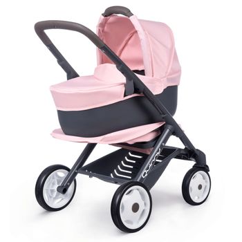 Cochecito Combinado Para Muñecas 3 En 1 Maxicosi Rosa Claro Smoby