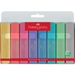 Estuche Faber-Castell 8 marcadores Textliner pastel