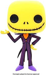 Figura Funko Disney Pesadilla antes de Navidad Jack Skellington Blacklight 10cm