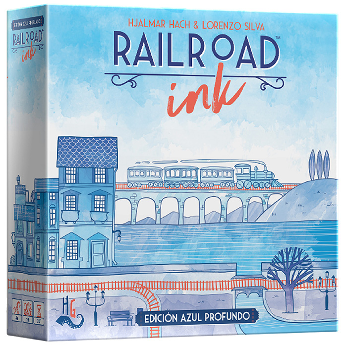 Railroad Ink: Edición azul profundo Asmodee