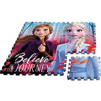 Alfombra Puzzle Eva Frozen Ii Elsa Y Anna