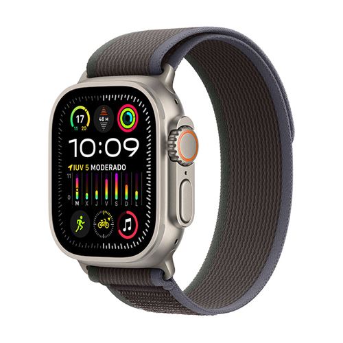 Apple Watch Ultra 2 49mm LTE  Caja de Titanio con correa Loop Trail Azul/Negro - Talla M/L