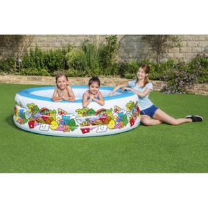 Bestway - Piscina 3 Anillos Inflables 196 x 53 cm (varios modelos)