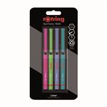 Bíster de 4 unidades Liner Rotring punta 0.4