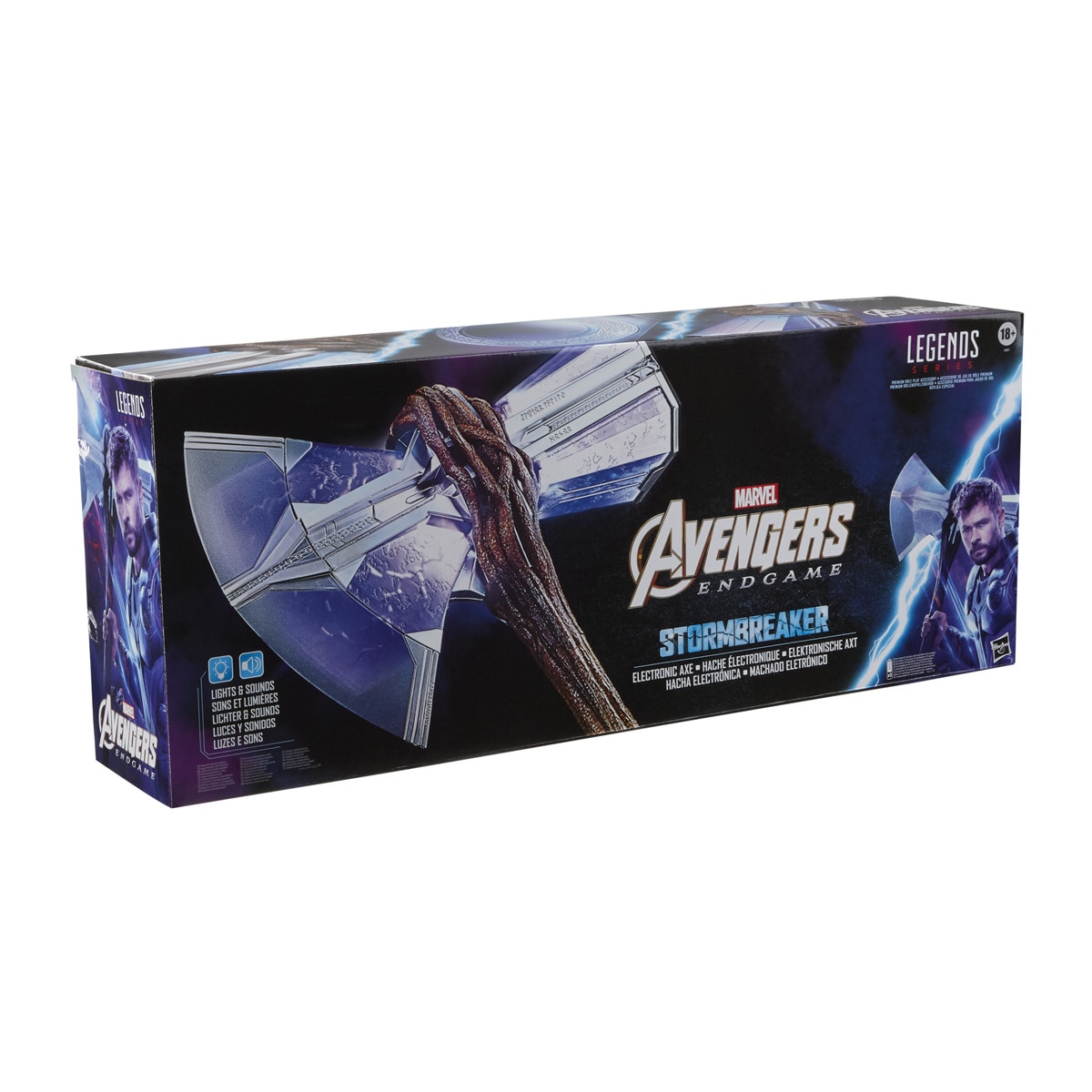 HASBRO FAN - Réplica Marvel Vengadores: Endgame Hacha Martillo De Thor Stormebreaker Hasbro Marvel Legends Series