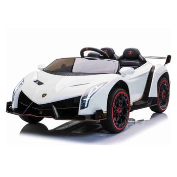 Lamborghini - Veneno Coche Eléctrico Infantil, 12 Voltios,asiento Polipiel, 2 Plaza/s