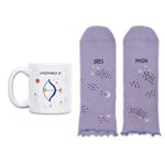 UO Kit Calcetines Eres Magia talla 36-41 + Taza Horóscopo Sagitario