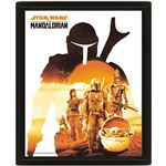 Cuadro 3D Star Wars The Mandalorian Sunset