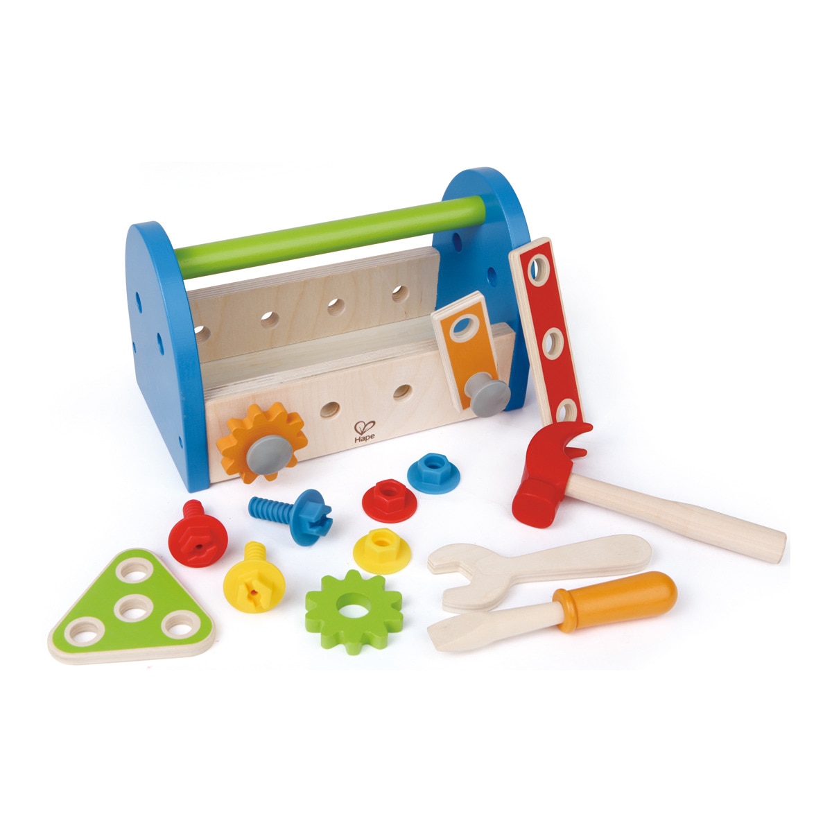 Hape - Caja Herramientas  De Madera