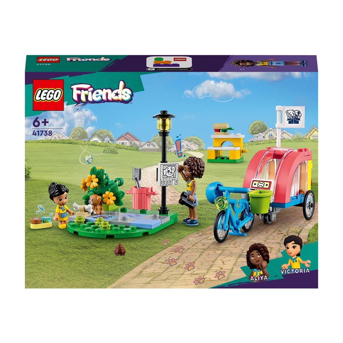 LEGO - s De Animales Bici De Rescate Canino Con Mini Muñecas Friends