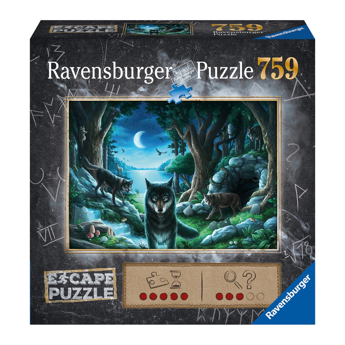 Ravensburger - Escape The Puzzle La Manada De Lobos