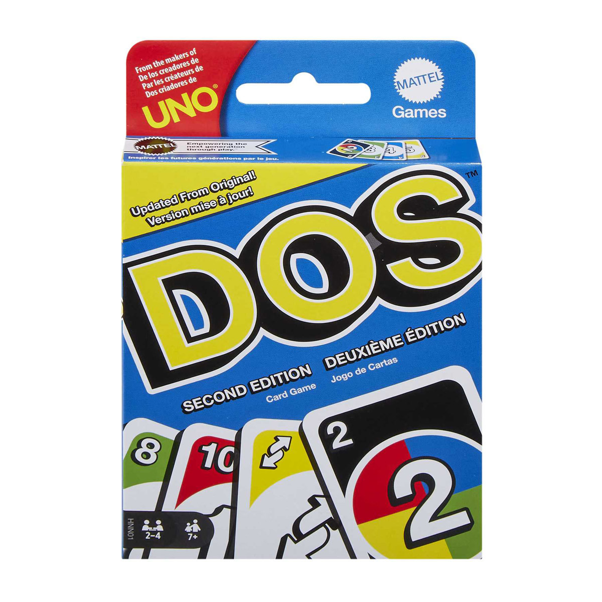 Uno - Juego De Cartas DOS Segunda Edición Mattel Games