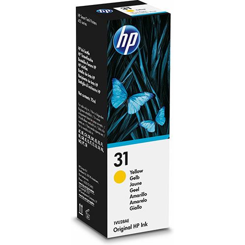 Botella de Tinta Amarillo HP 31 1VU28AE