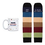 UO Kit Taza + Calcetines Papá eres el mejor del planeta talla 42-46