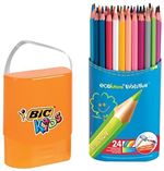 24 lápices para colorear BIC Evolution