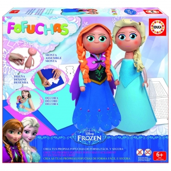 Educa Borras - Fofuchas Set Frozen Elsa y Ana