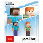 Figura Amiibo Nintendo Minecraft Steve & Alex Super Smash Bros Collection