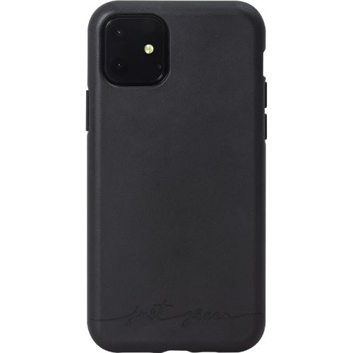 Funda Bigben Just Green Biodegradable Negro para iPhone 12 Mini