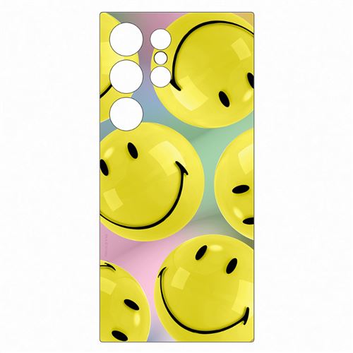 Funda Samsung FlipSuit Smiley amarilla para Galaxy S24 Ultra