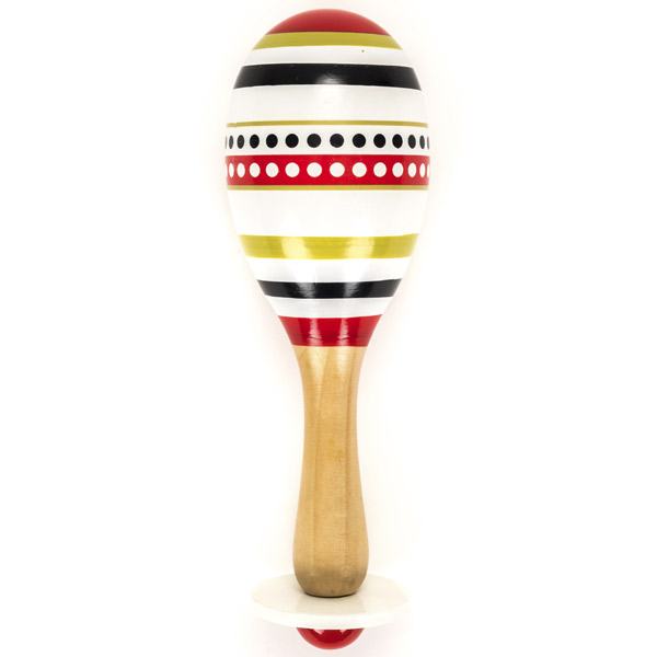 Maraca de madera