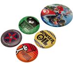 Set de 4 chapas Nintendo Super Mario Kart